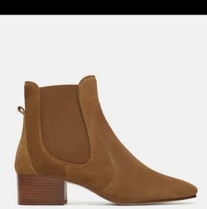 ZARA leather Chelsea boots